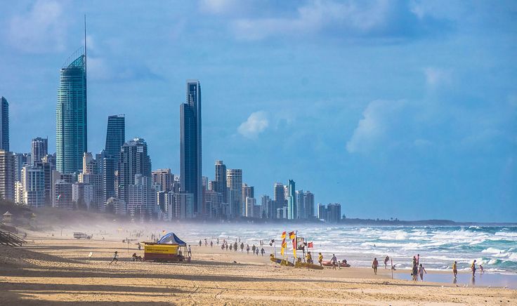 Gold Coast beaches and skyline